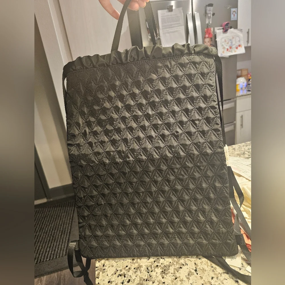 Fabletics Black Drawstring Backpack - Picture 8 of 9